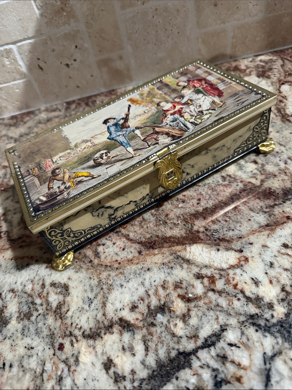 Vintage Jamin fruit Box tin